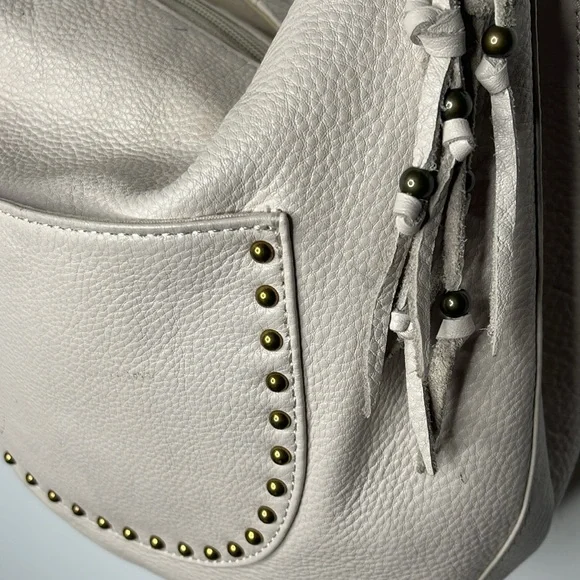 The Sak Antique White Cream Leather Bag Happy & Free - Picture 2 of 10